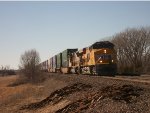 UP 8207 eastbound UP intermodal train